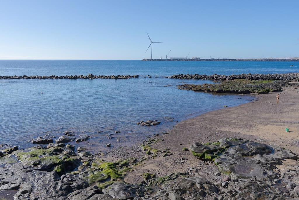 Las Afortunadas - Playa Arinaga 1ºc Luaran gambar